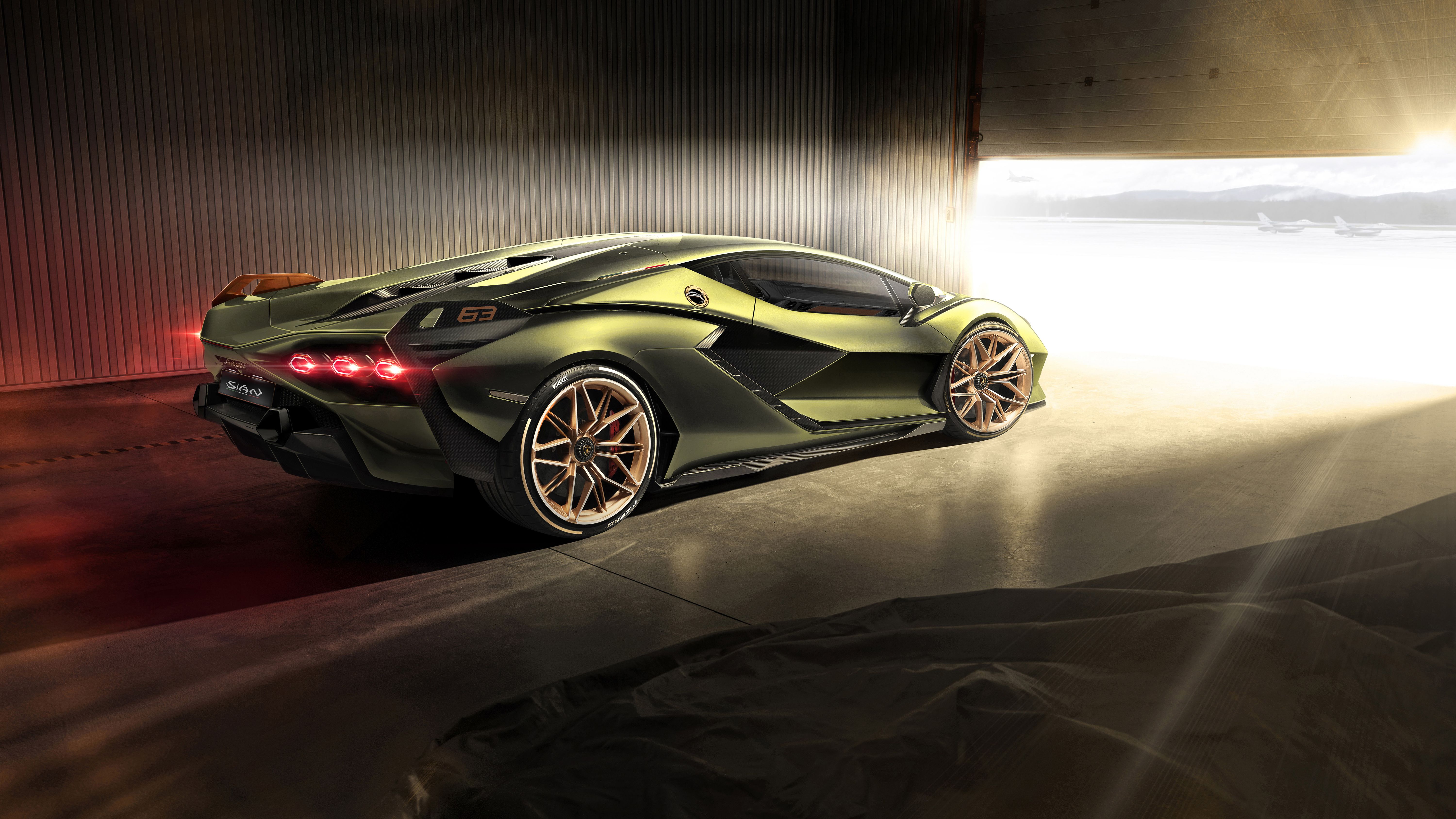 Lamborghini Sian 2019 4K 6 Wallpaper. HD Car Wallpaper