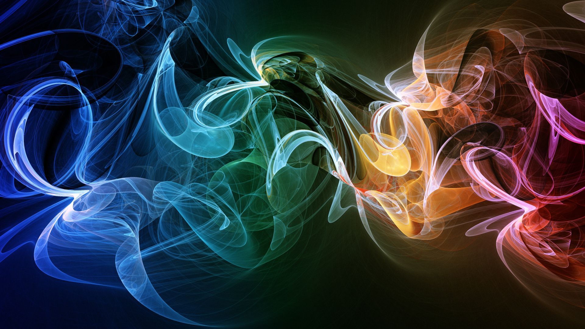 Free Download Abstract Smoke Colorful Wallpaper Smoke