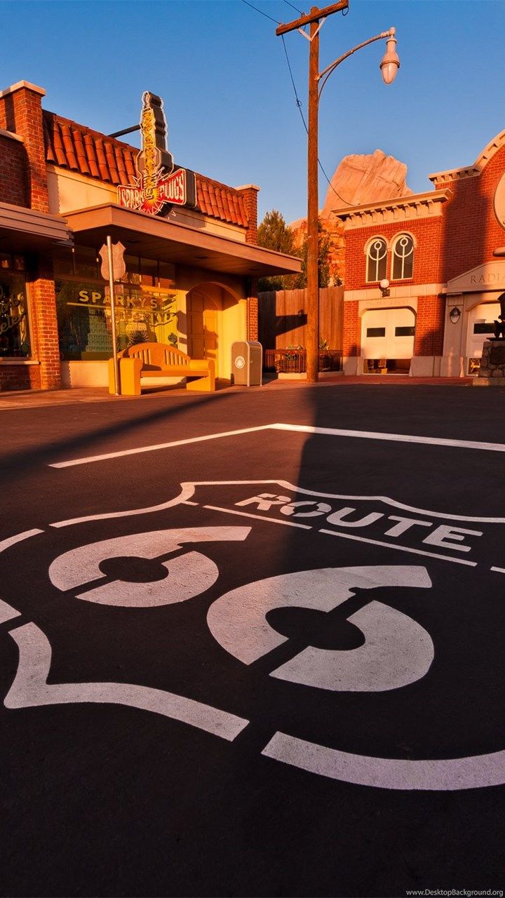 Route 66 Cars Wallpaper. Desktop Background