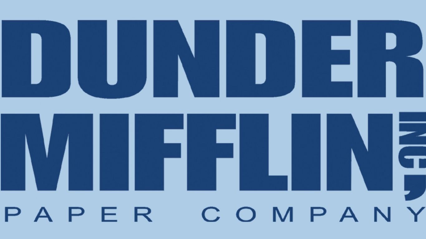 dunder mifflin computer wallpaper Magnet for Sale by jserazio1