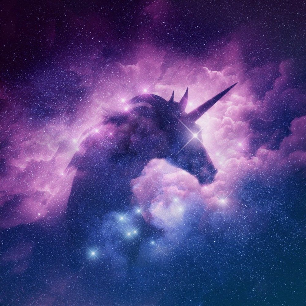 Galaxy Unicorn Background