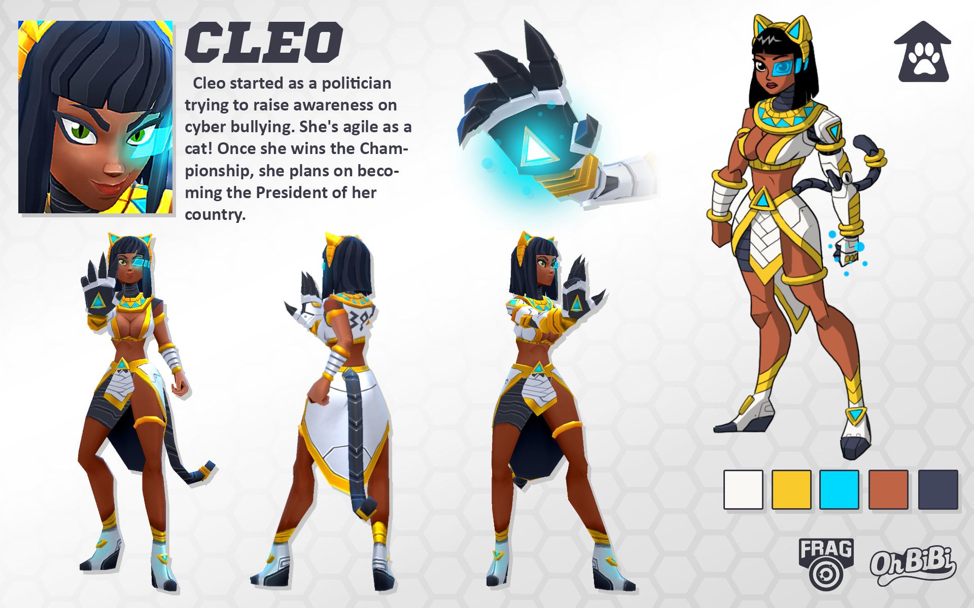 CLEO // Frag Pro Shooter Character, Oh BiBi Art