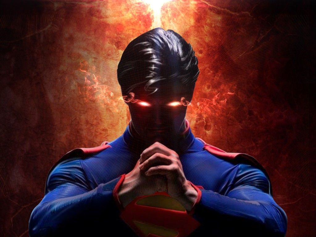 Wallpaper Superman, Heat Vision, Laser eyes, DC Comics, HD, 4K