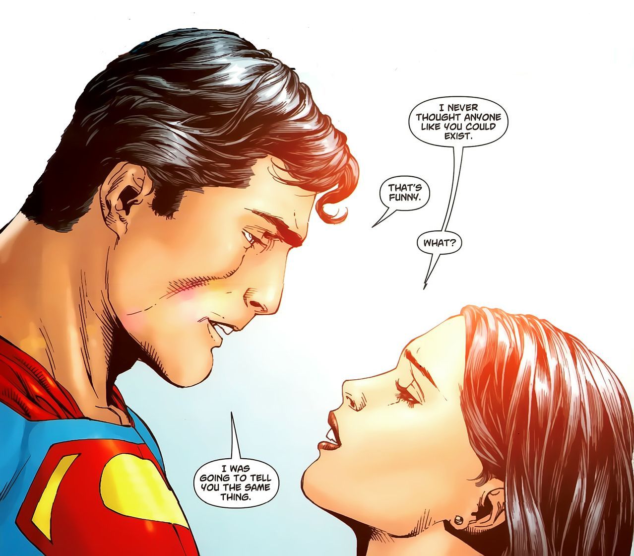 i was going to tell you the same thing. Superman and lois lane