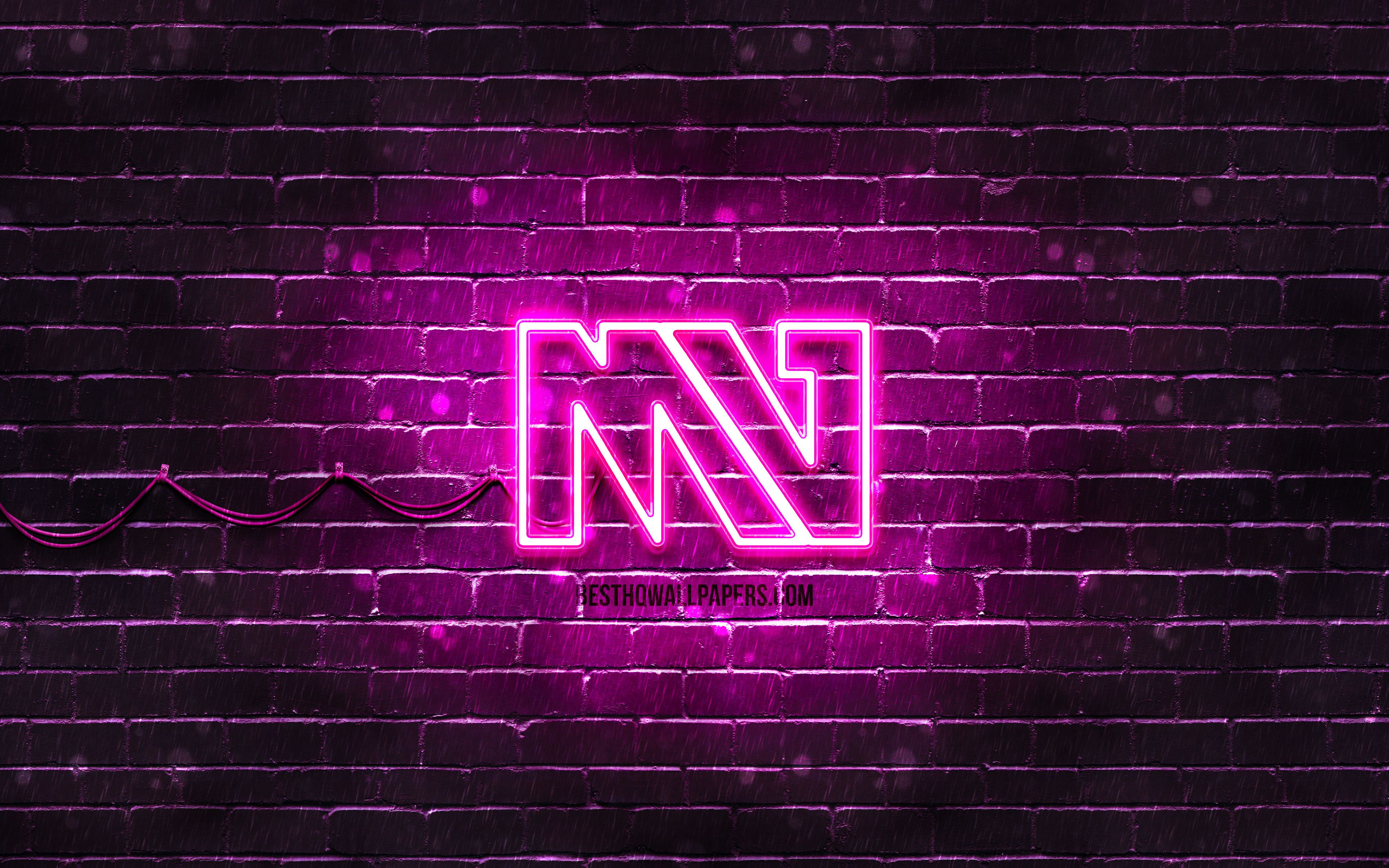 Download wallpaper Mo Vlogs purple logo, 4k, MoVlogs, purple