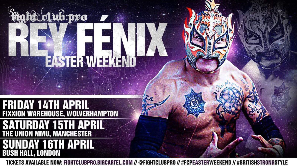 REY FENIX King. Twitter. Wwe, London tickets, Rey