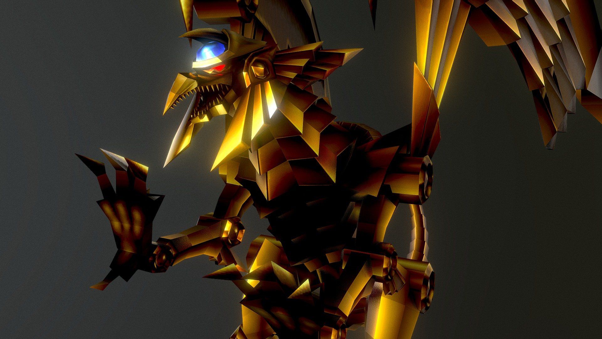 The Winged Dragon Of Ra (Yugioh) model