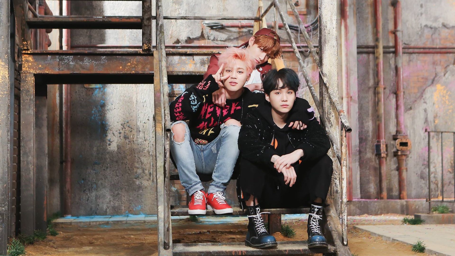 Kookie, Jimin and Suga (BTS) Wallpaper