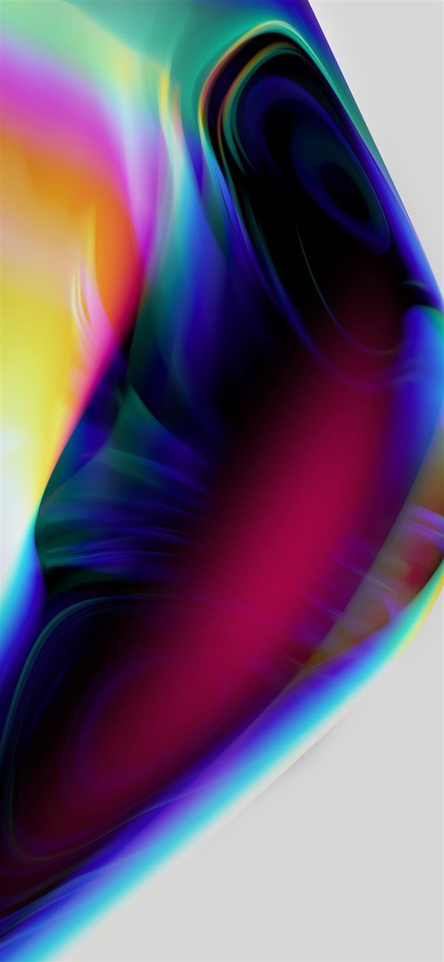 Rainbow Lens Background Color Art Illustration Digital iPhone X