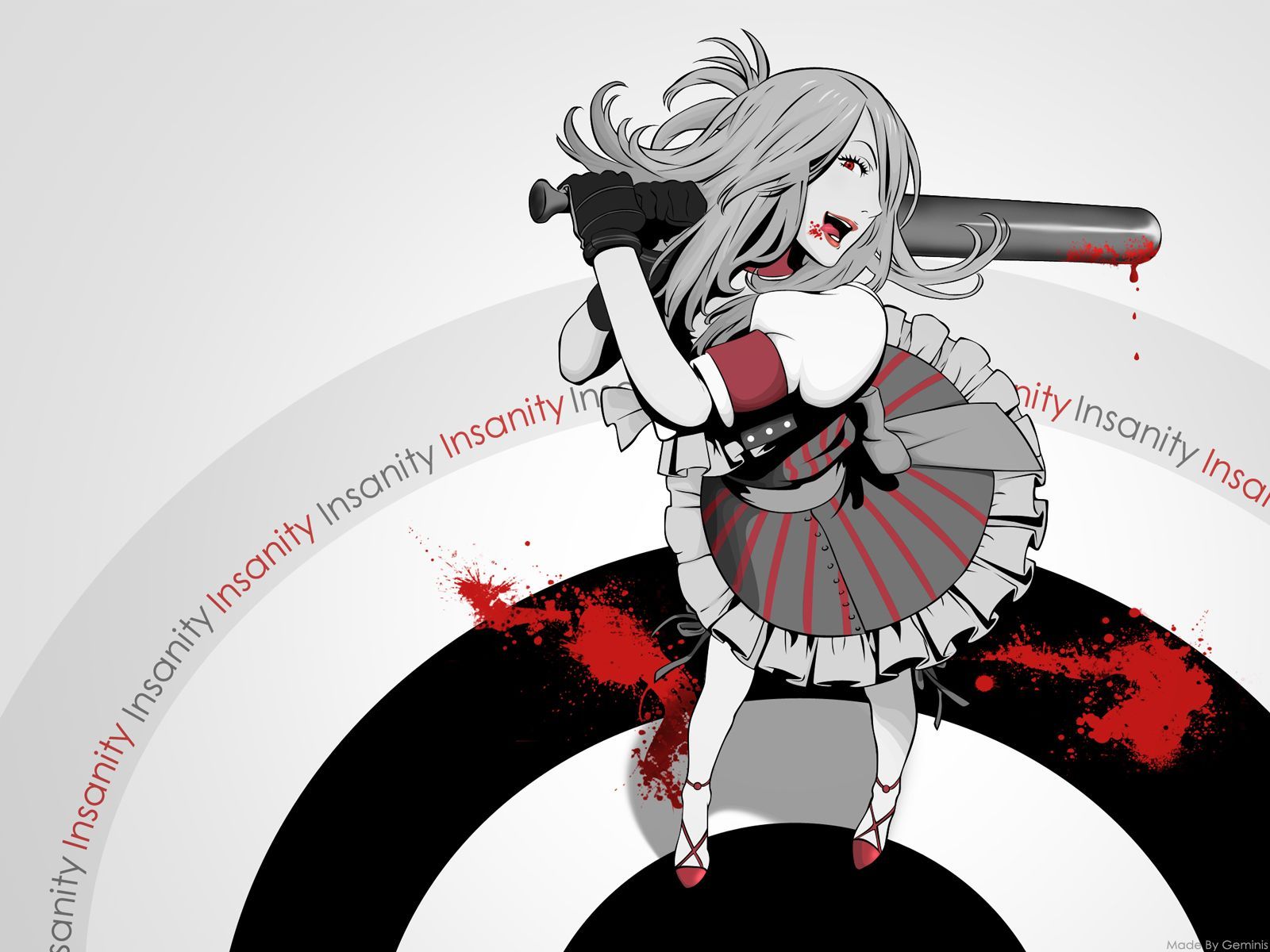 Bad Girl from No More Heroes. イラスト, 壁紙