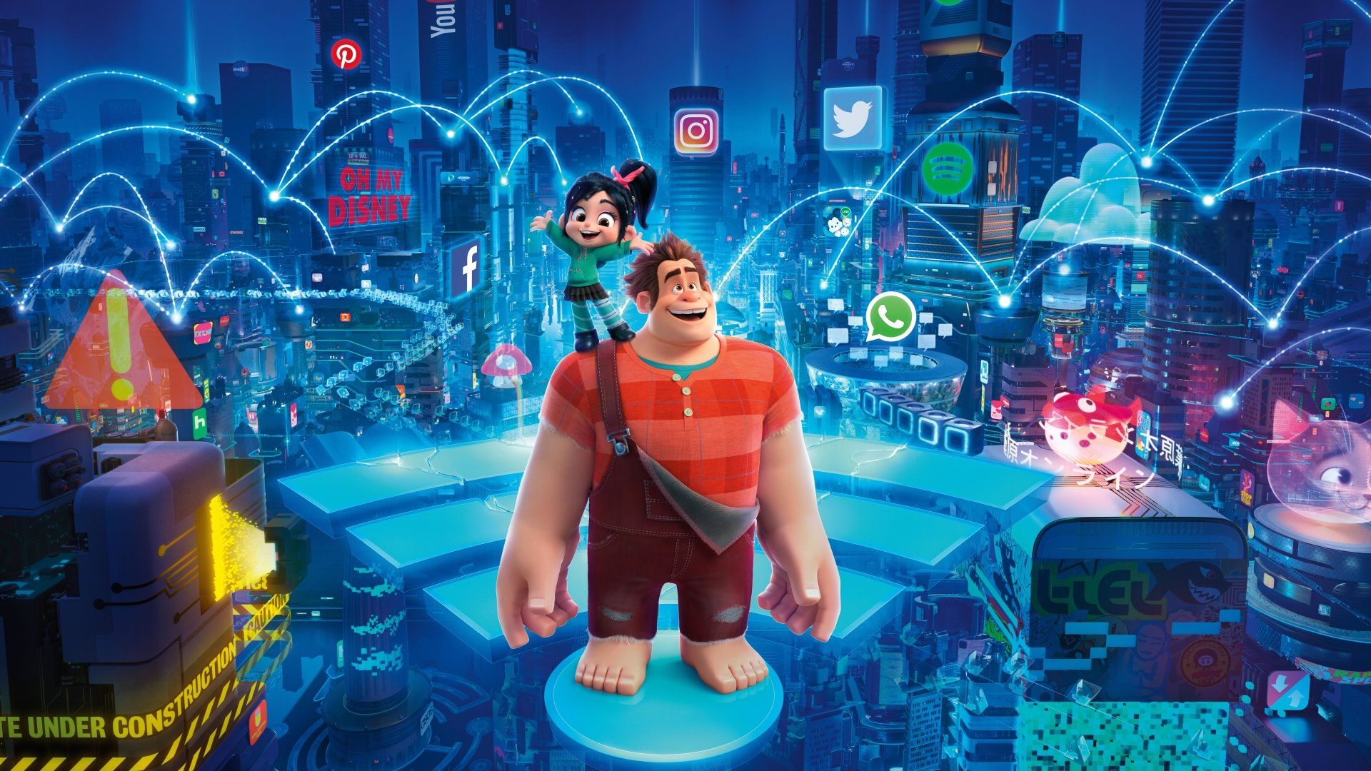 Ralph Breaks The Internet: Wreck It Ralph 2 HD Wallpaper
