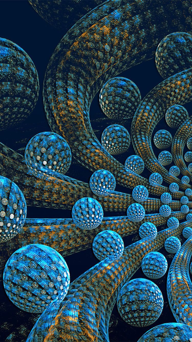 3D blue ball iphone 6 Wallpaper. HD Wallpaper, HD Background