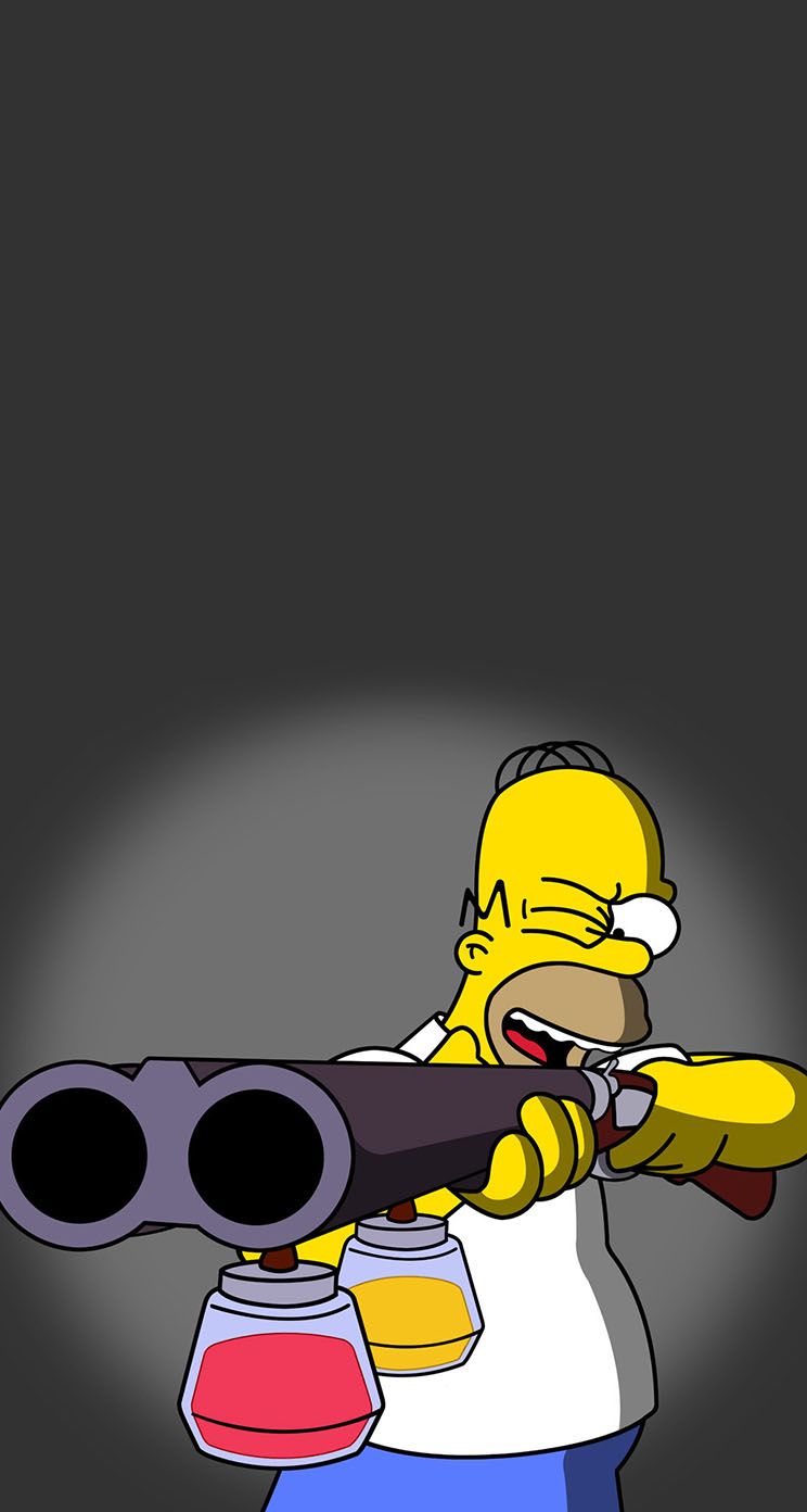 The iPhone Wallpaper Homer Simpson