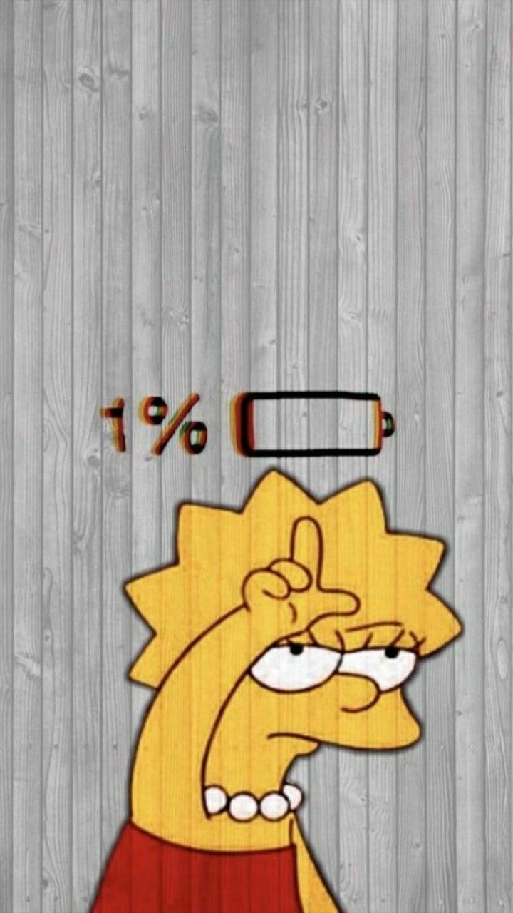 wallpaper, simpsons, mood and phone