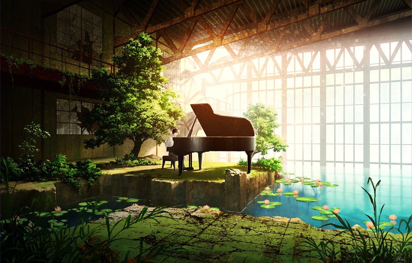 Wallpaper music, anime, plan, beauty, japanese image for desktop
