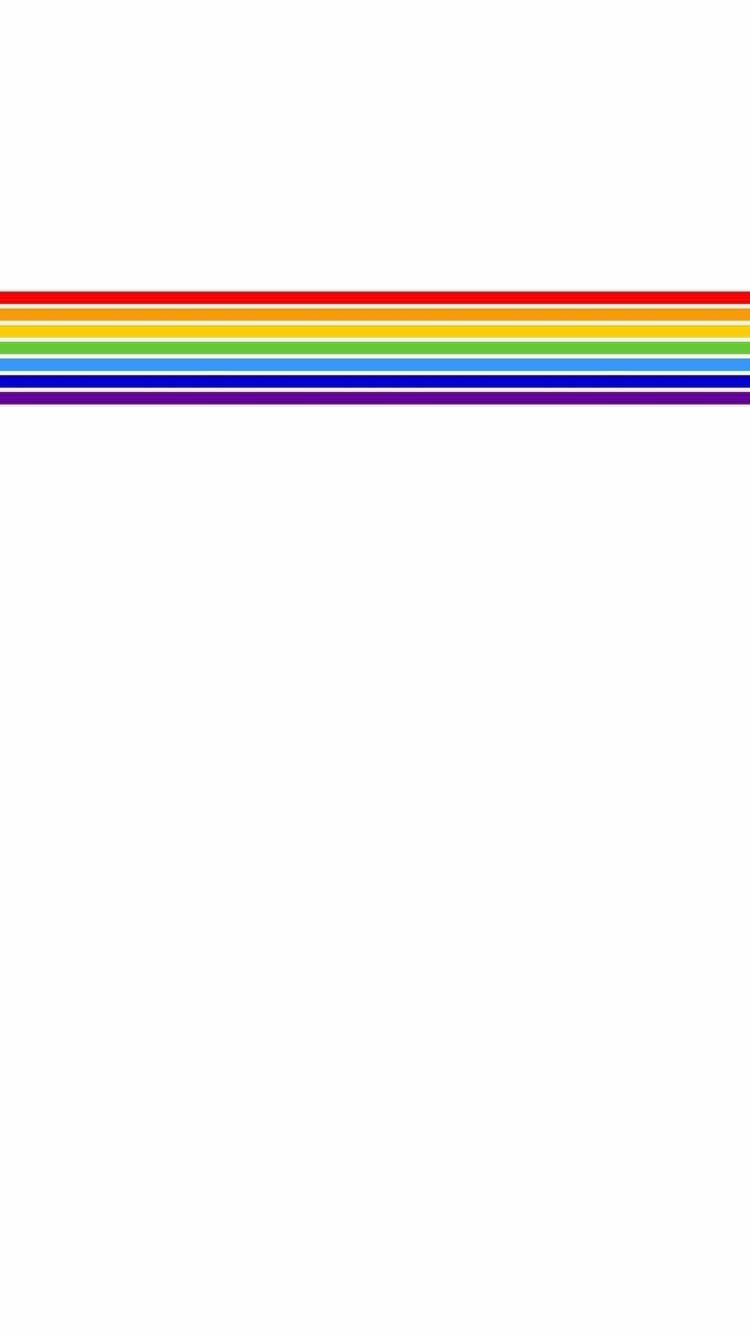 iPhone and Android Wallpaper: Rainbow Pride Stripe Wallpaper