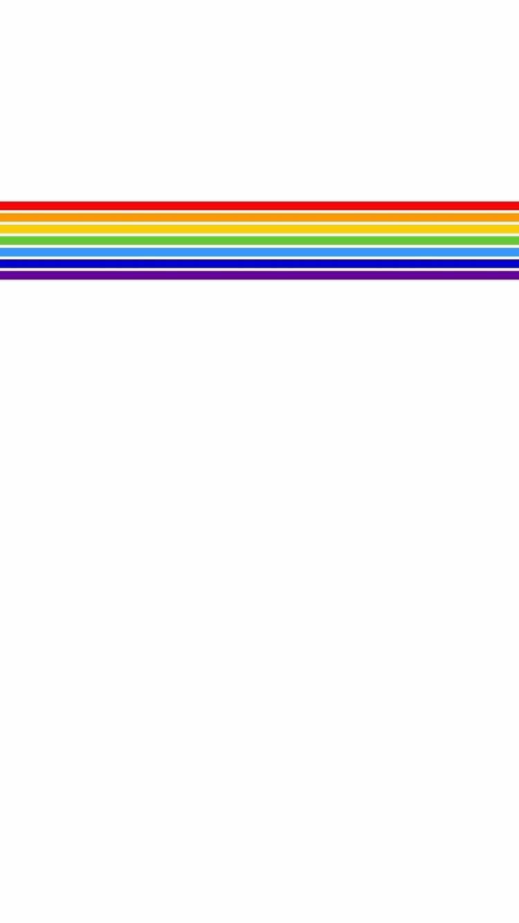 iPhone and Android Wallpaper: Rainbow Pride Stripe Wallpaper