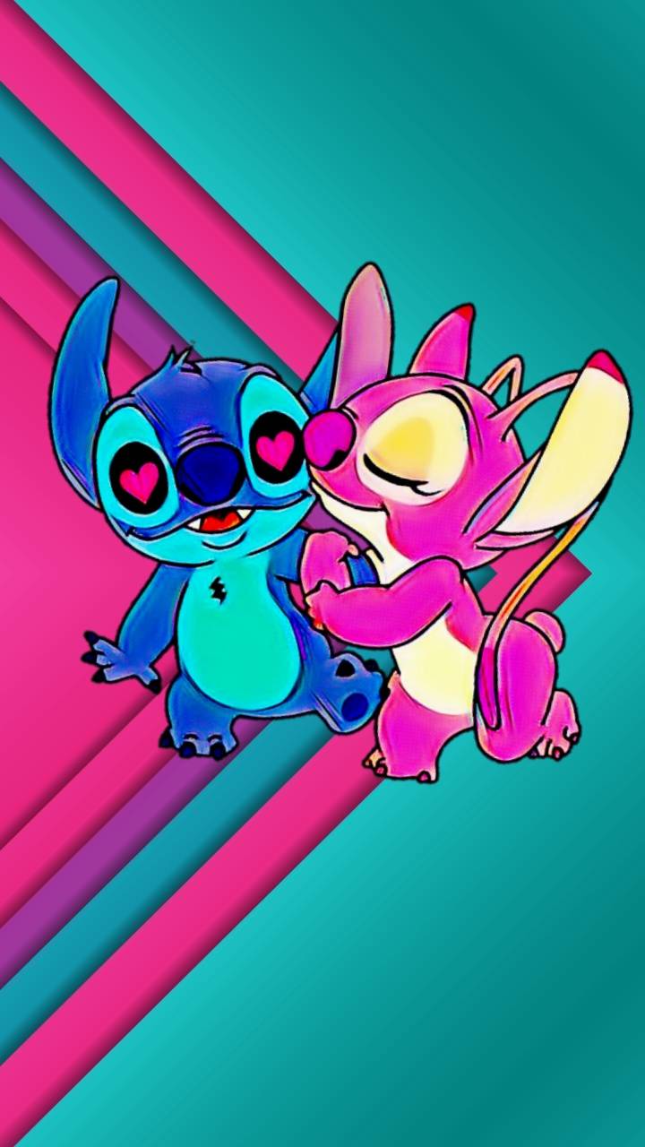 Stitch And Angel Wallpaper - IMAGESEE