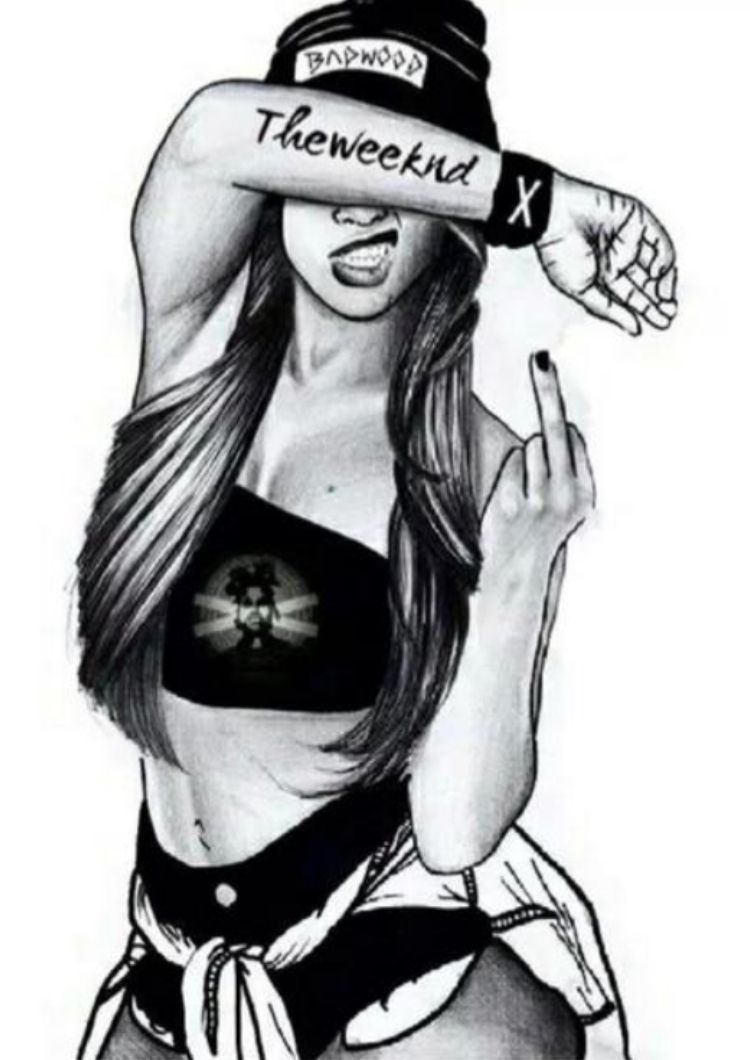 XO girls do it better. Bad girl wallpaper, Hipster girl drawing, Bad girl style
