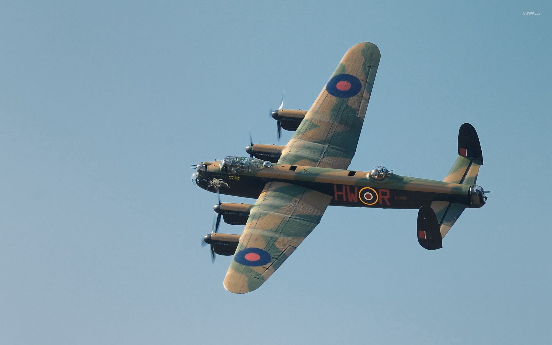 Avro Lancaster flying wallpaper wallpaper