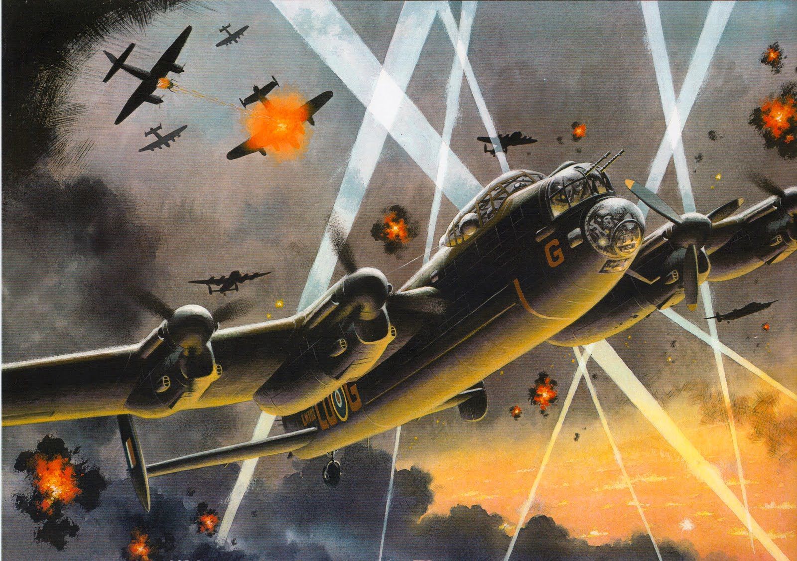 Avro Lancaster. Aircraft, Aircraft art, Lancaster bomber