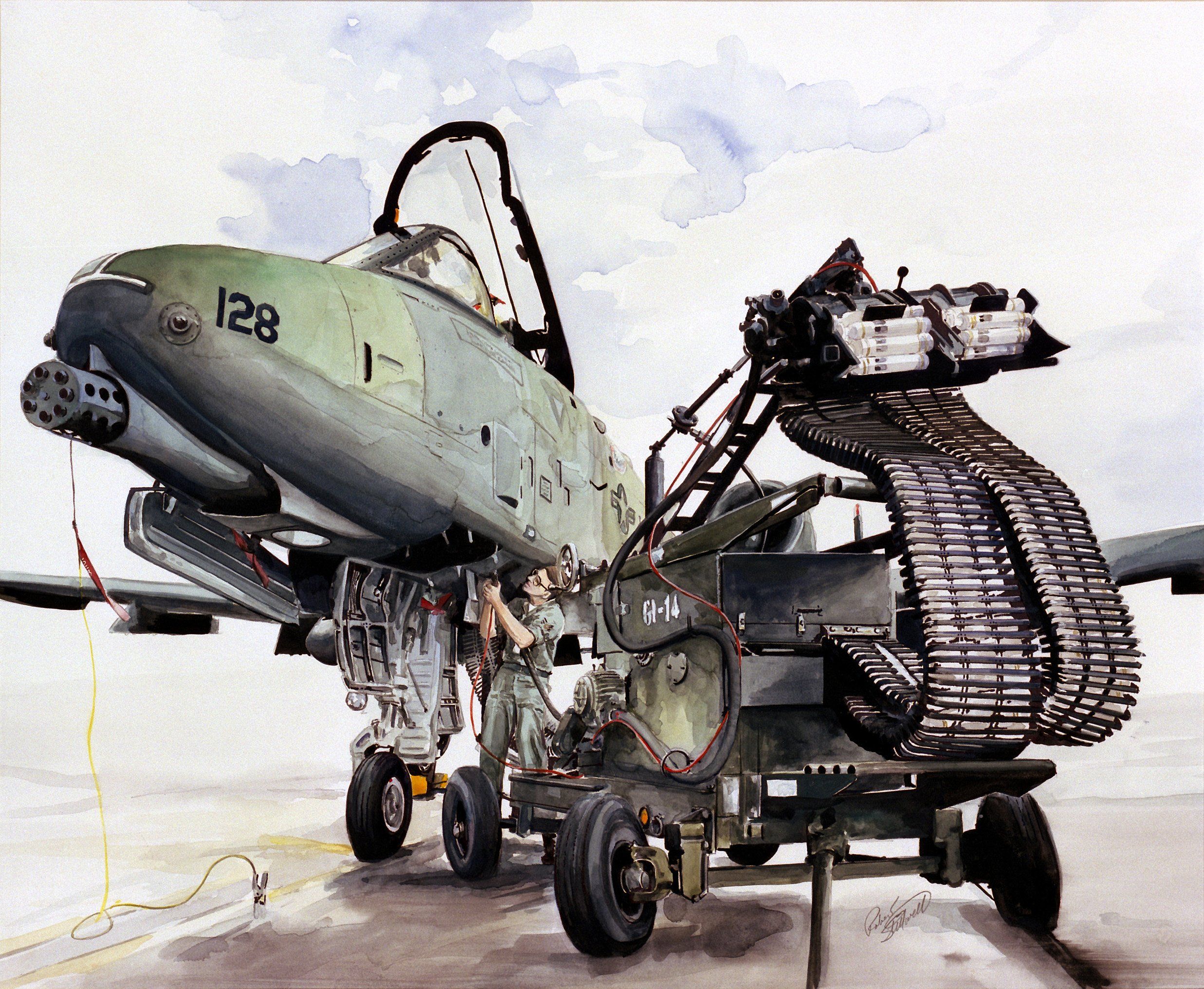 A 10 Bomber Jet Fighter Bomb Military Airplane Plane Thunderbolt Warthog (34) Wallpaperx2032
