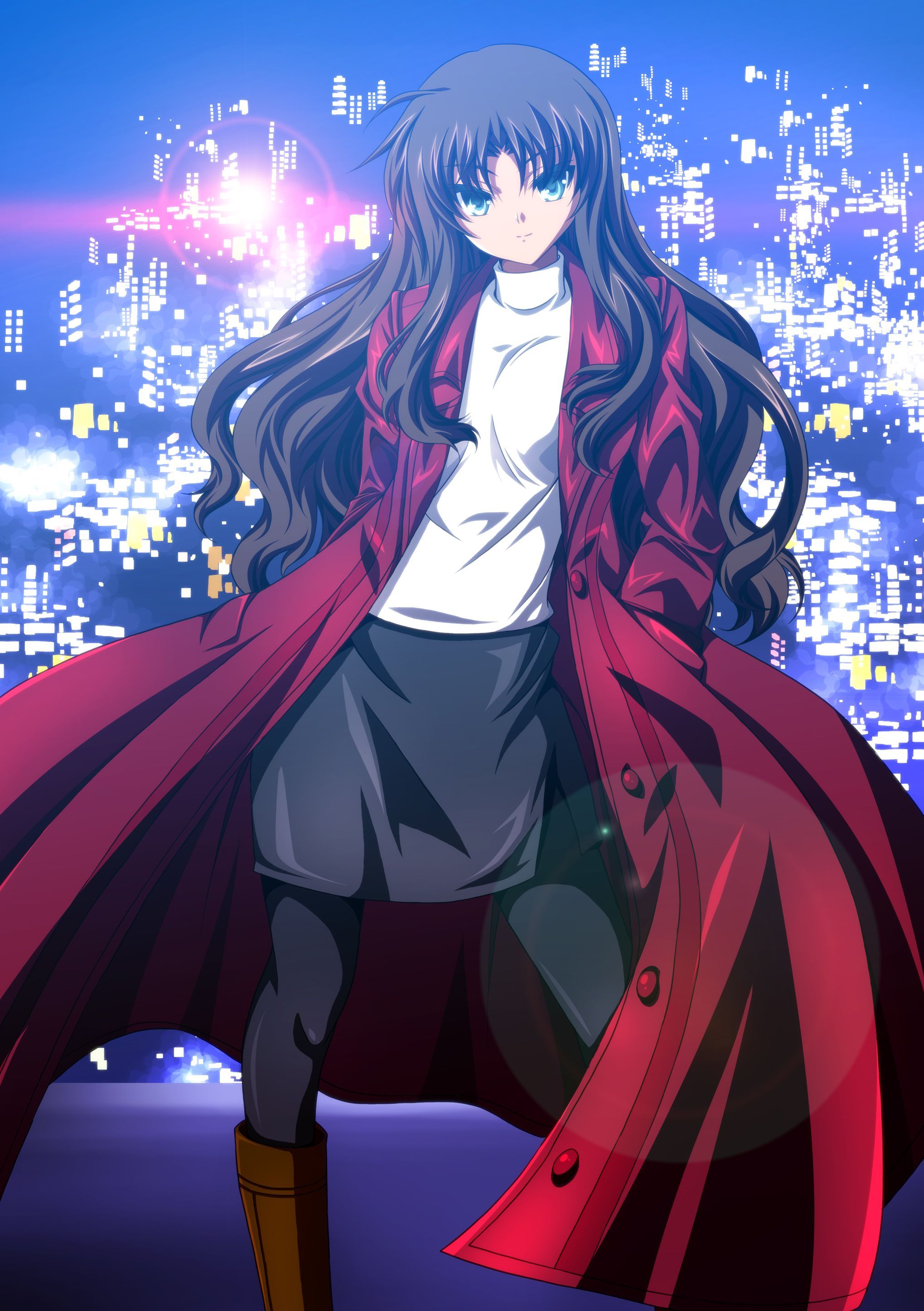 Anime, Tohsaka rin, Fate stay night