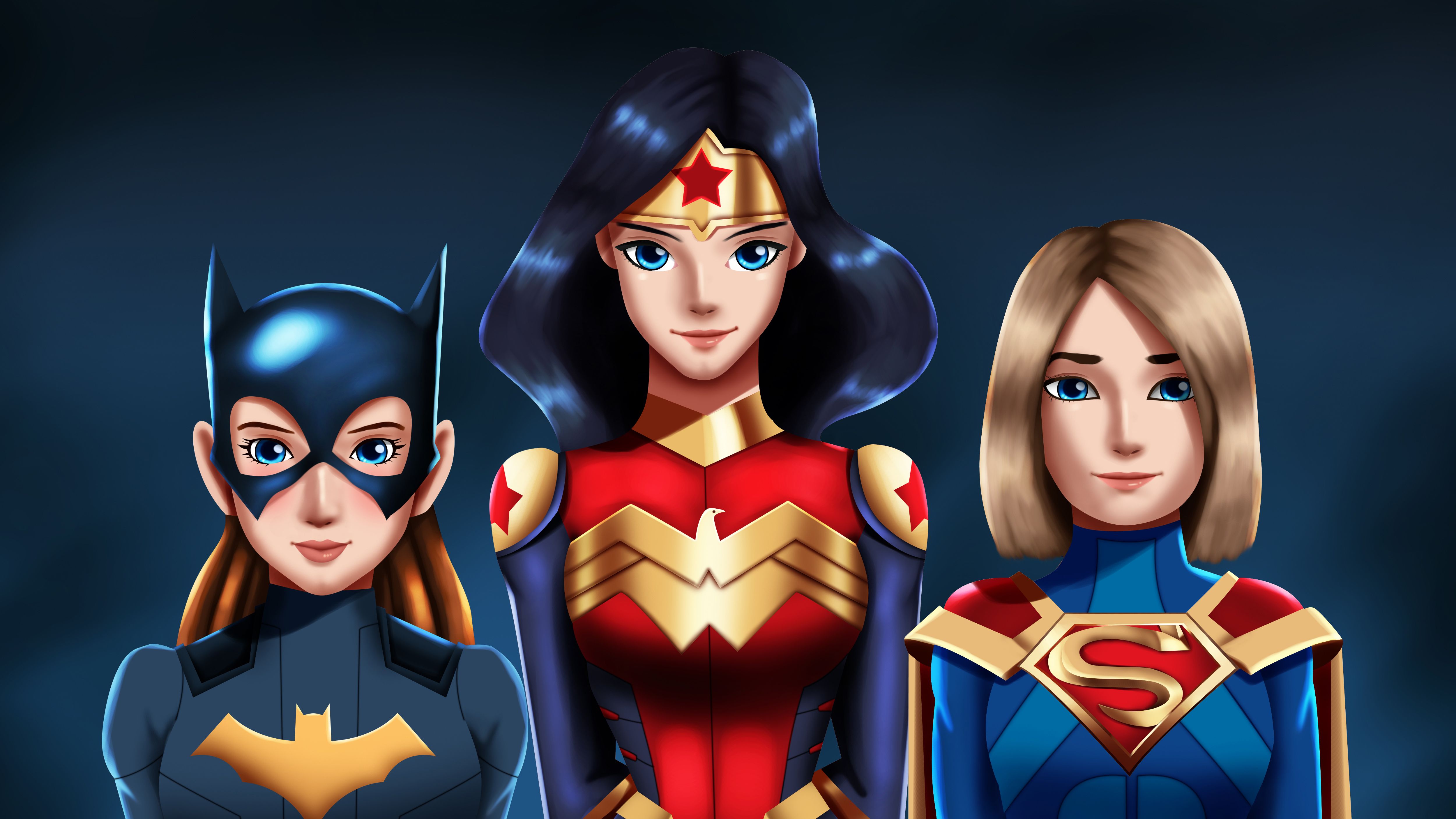 Superheroes Girls Digital Art 5k, HD Superheroes, 4k Wallpaper