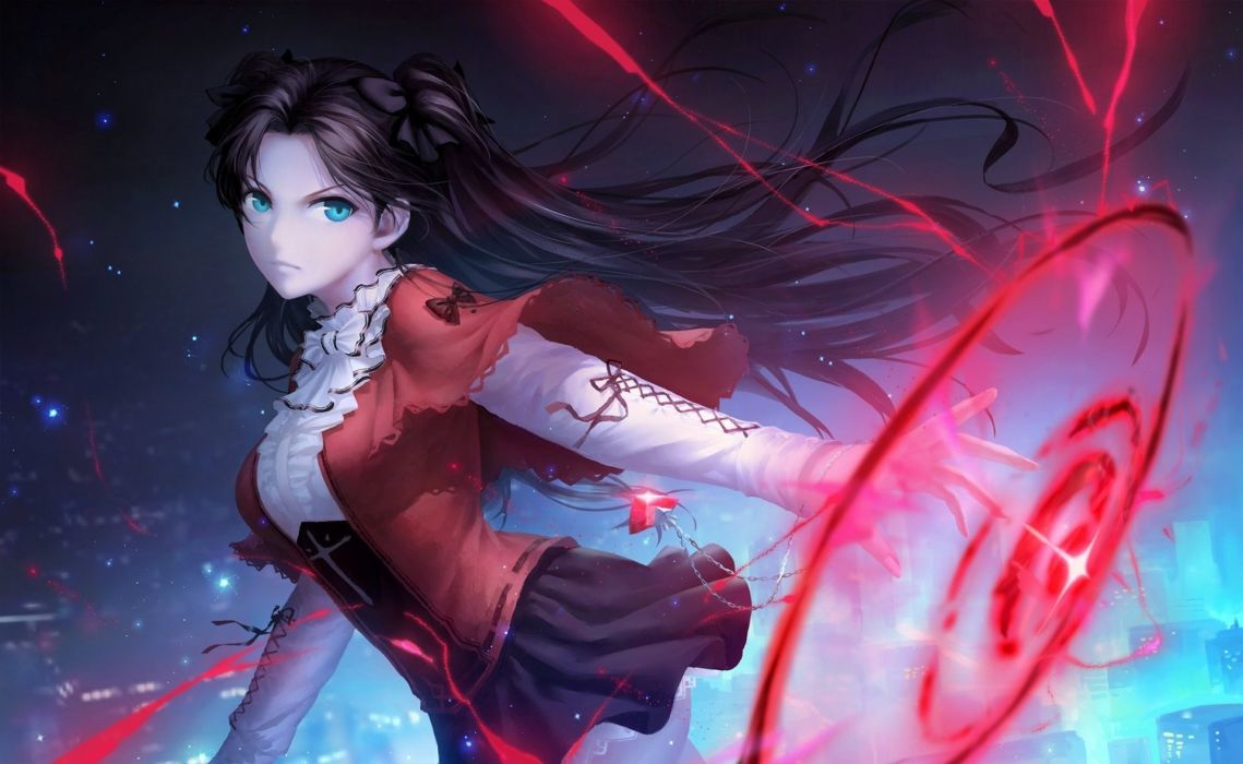 Anime Fate Stay Night Rin Tohsaka wallpaperx1180