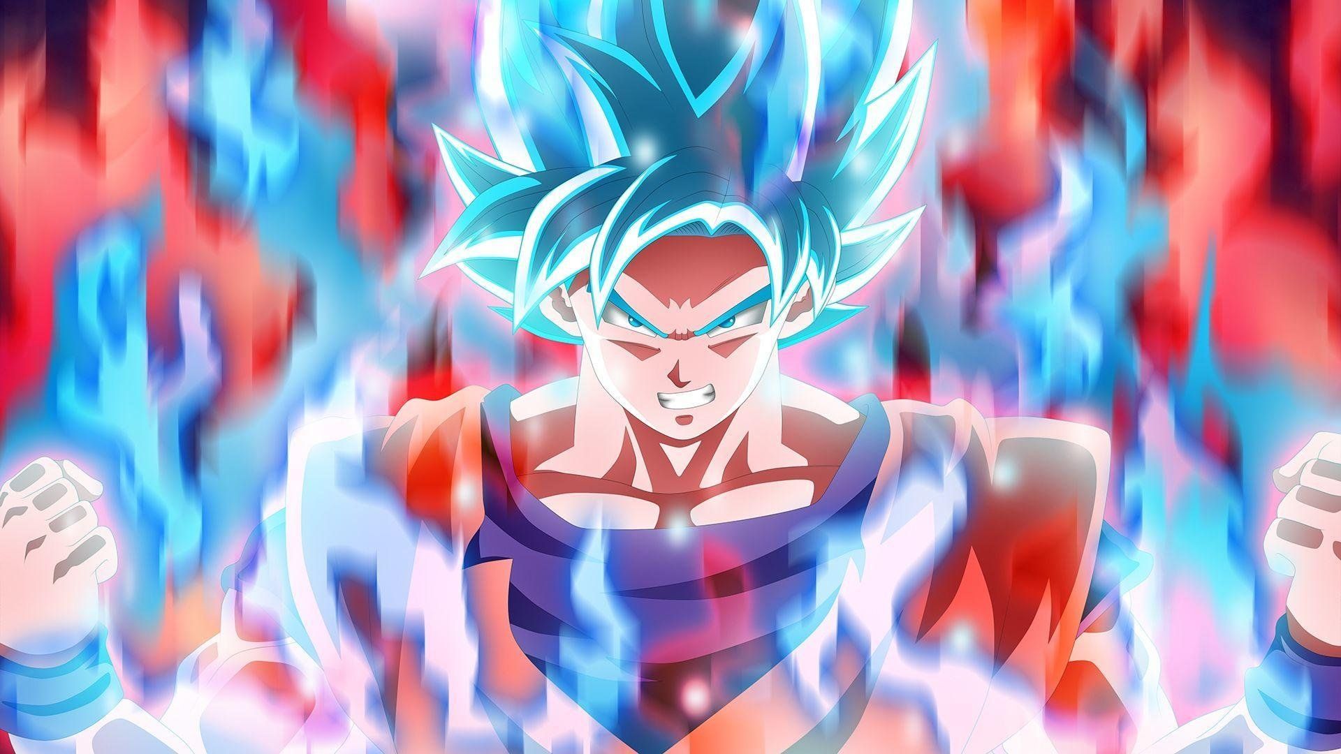 Goku Super Saiyan Blue Kaioken Wallpaper HD