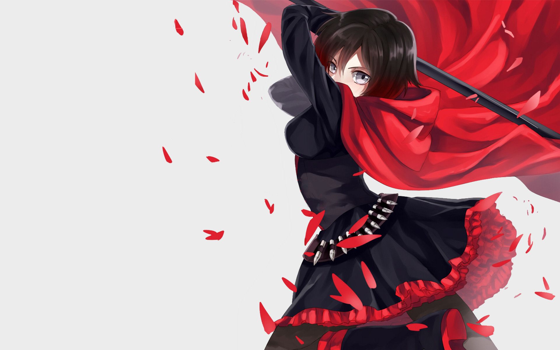 Red Anime Girl Wallpapers 4k