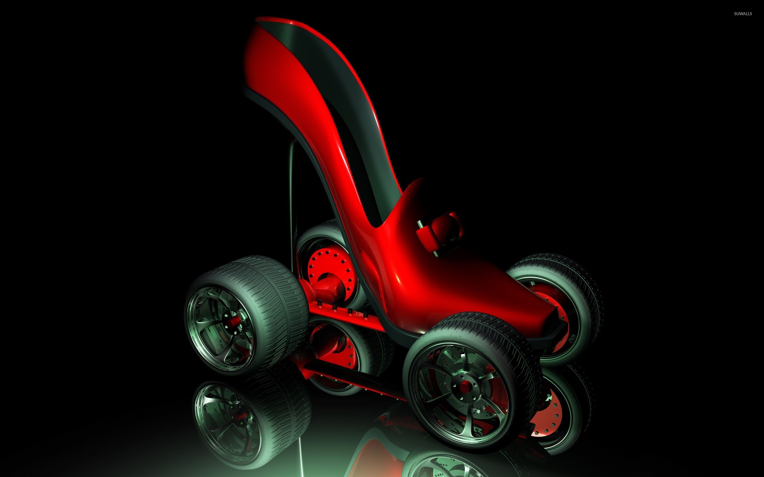 Fancy roller skate wallpaper Art wallpaper