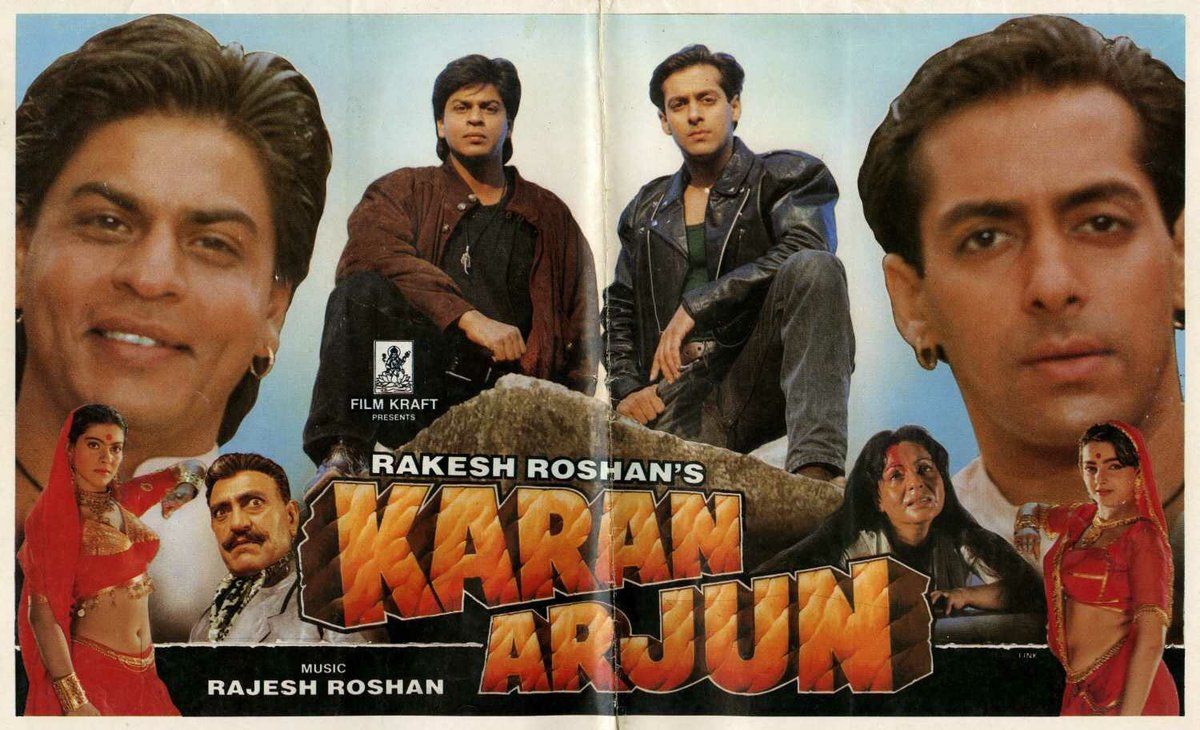 Release Date- 13 01 1995 Karan Arjun Is A 1995 Action