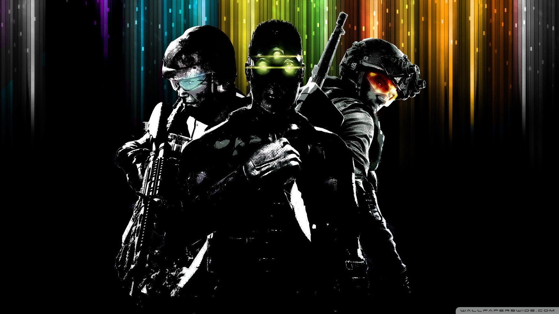 Splinter Cell Ghost Recon Sam Fisher Tom Clancy Rainbow Six: Vegas