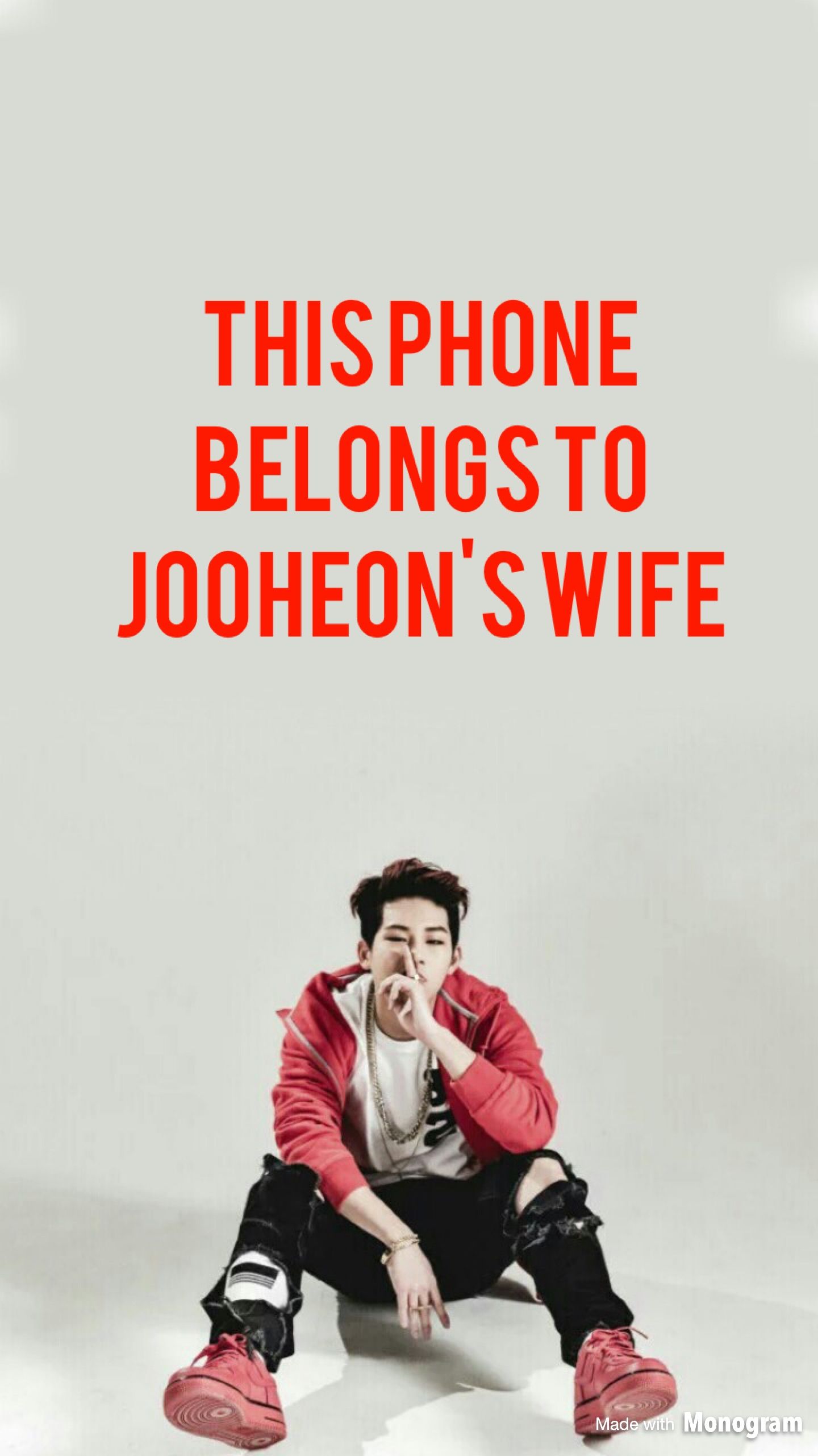 New phone wallpaper! JooHeon oppa! ❤️❤️. Monsta x jooheon