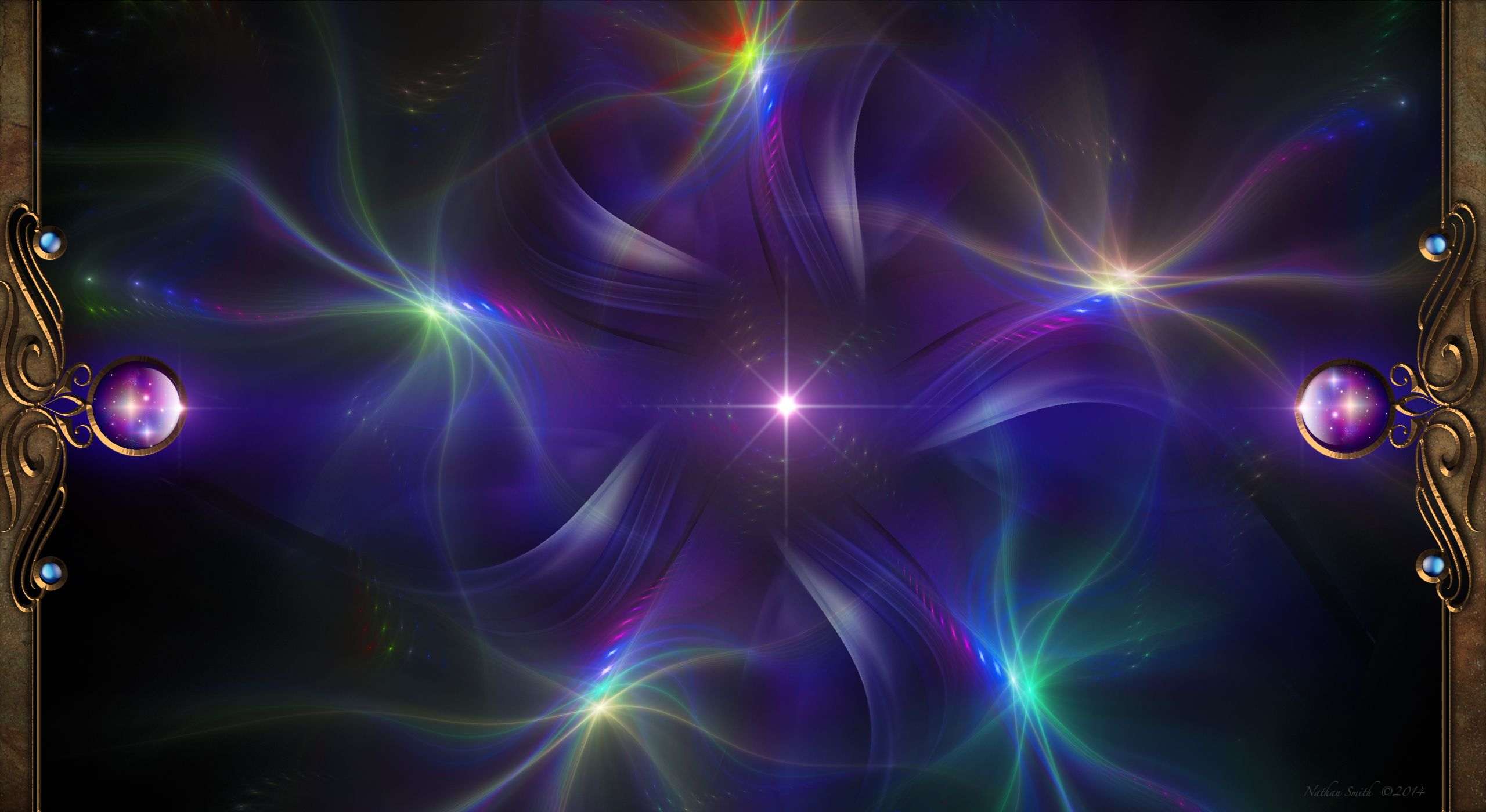 Jeweled Abstract HD Wallpaper