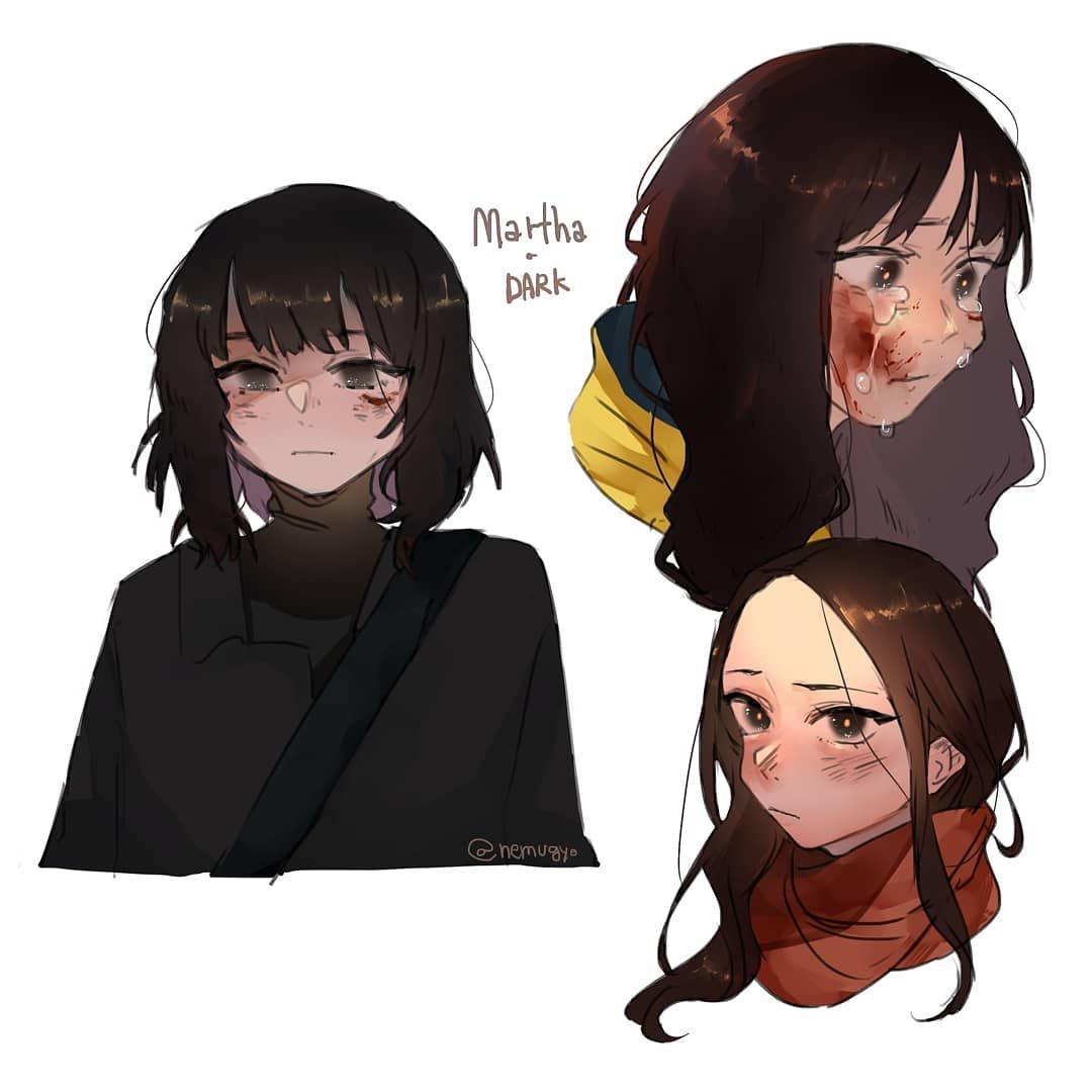 ネむぅ no Instagram: “Martha Nielsen fanart✨, dark is literally