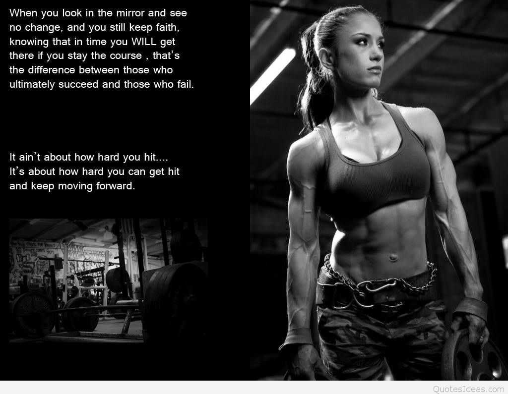 Women bodybuilding quotes