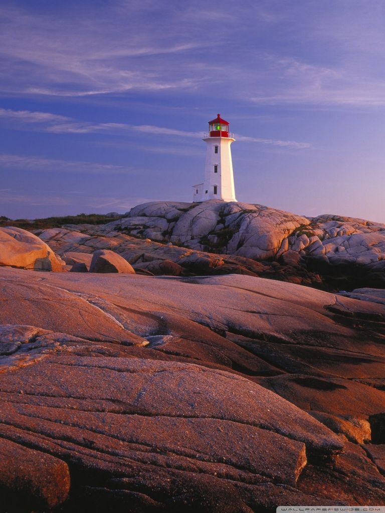 Peggy's Point Lighthouse, Peggy's Cove, Nova Scotia Ultra HD Desktop Background Wallpaper for 4K UHD TV, Widescreen & UltraWide Desktop & Laptop