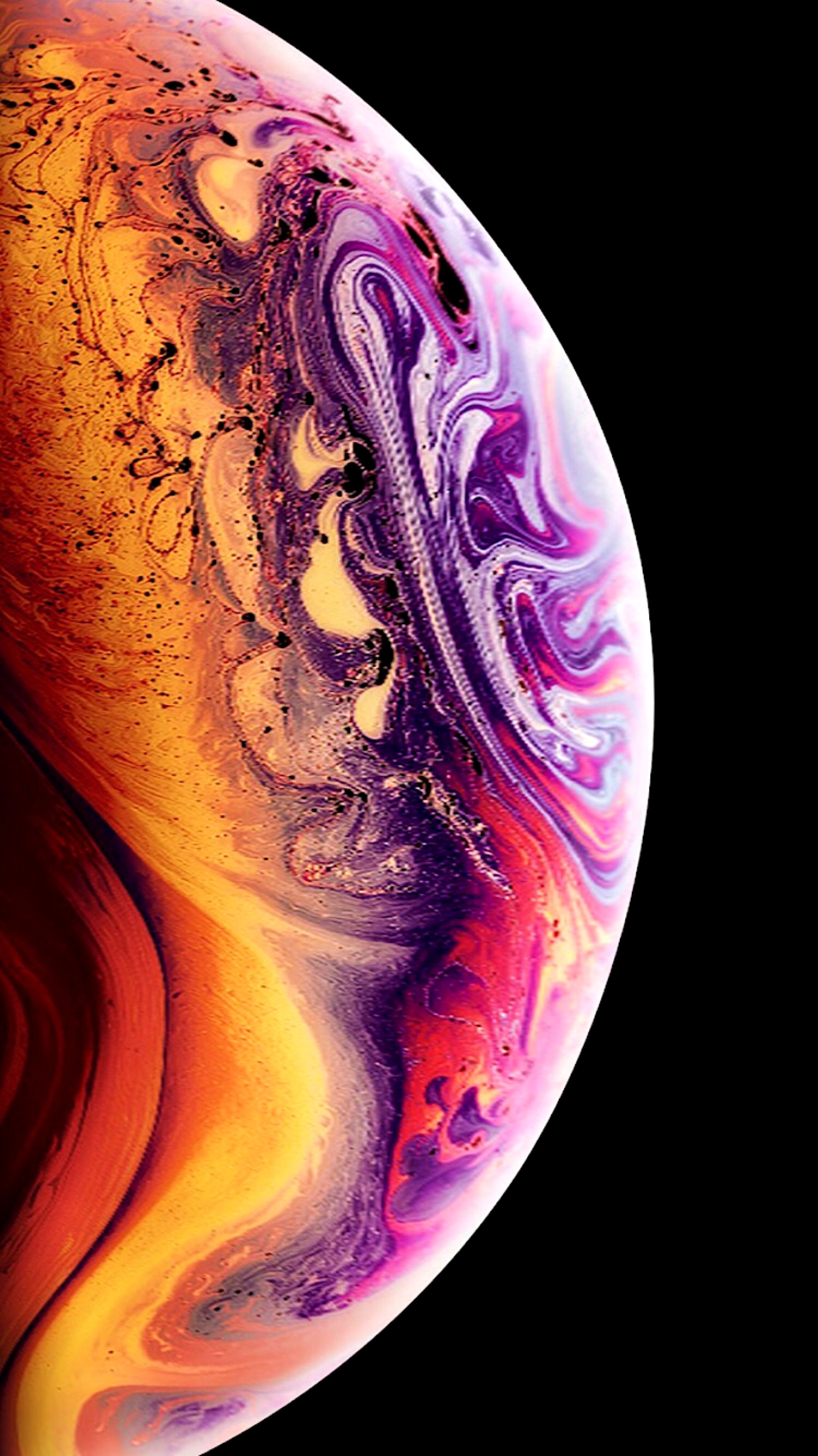 Apple Wallpaper 4K iPhone X Gallery, 2020. Apple logosu, Galaxy