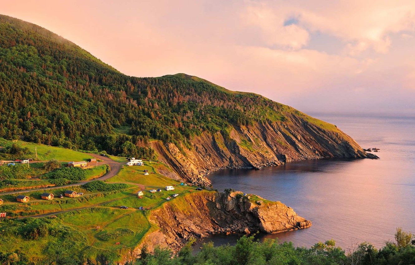 Wallpaper Canada, Nova Scotia, the island of Cape Breton image for desktop, section пейзажи