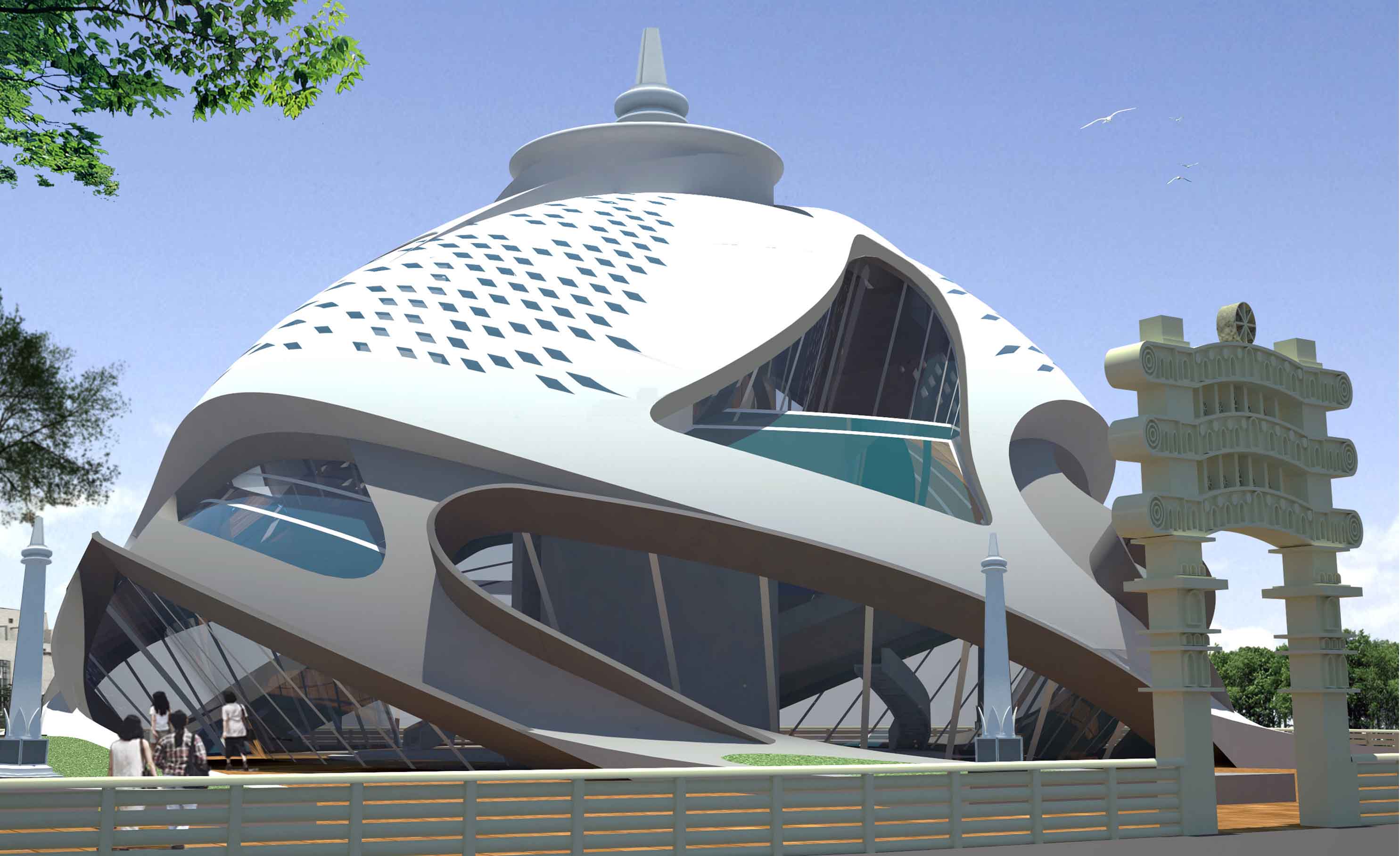 Competition Proposal for National Memorial, 26 Alipur Road, Delhi