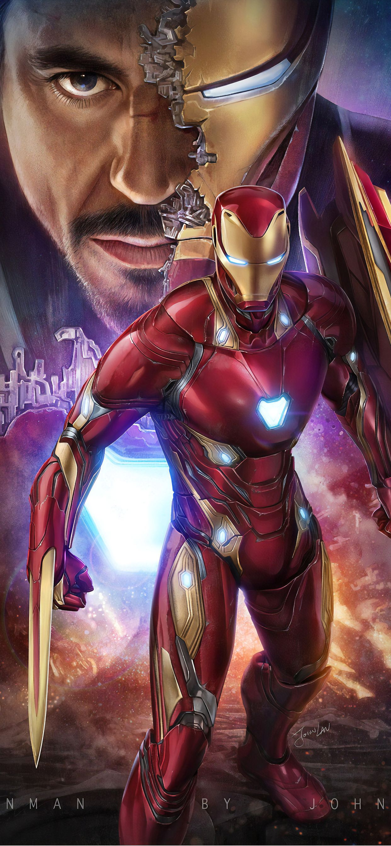 Tony Stark Iron Man 4k iPhone XS MAX HD 4k Wallpaper