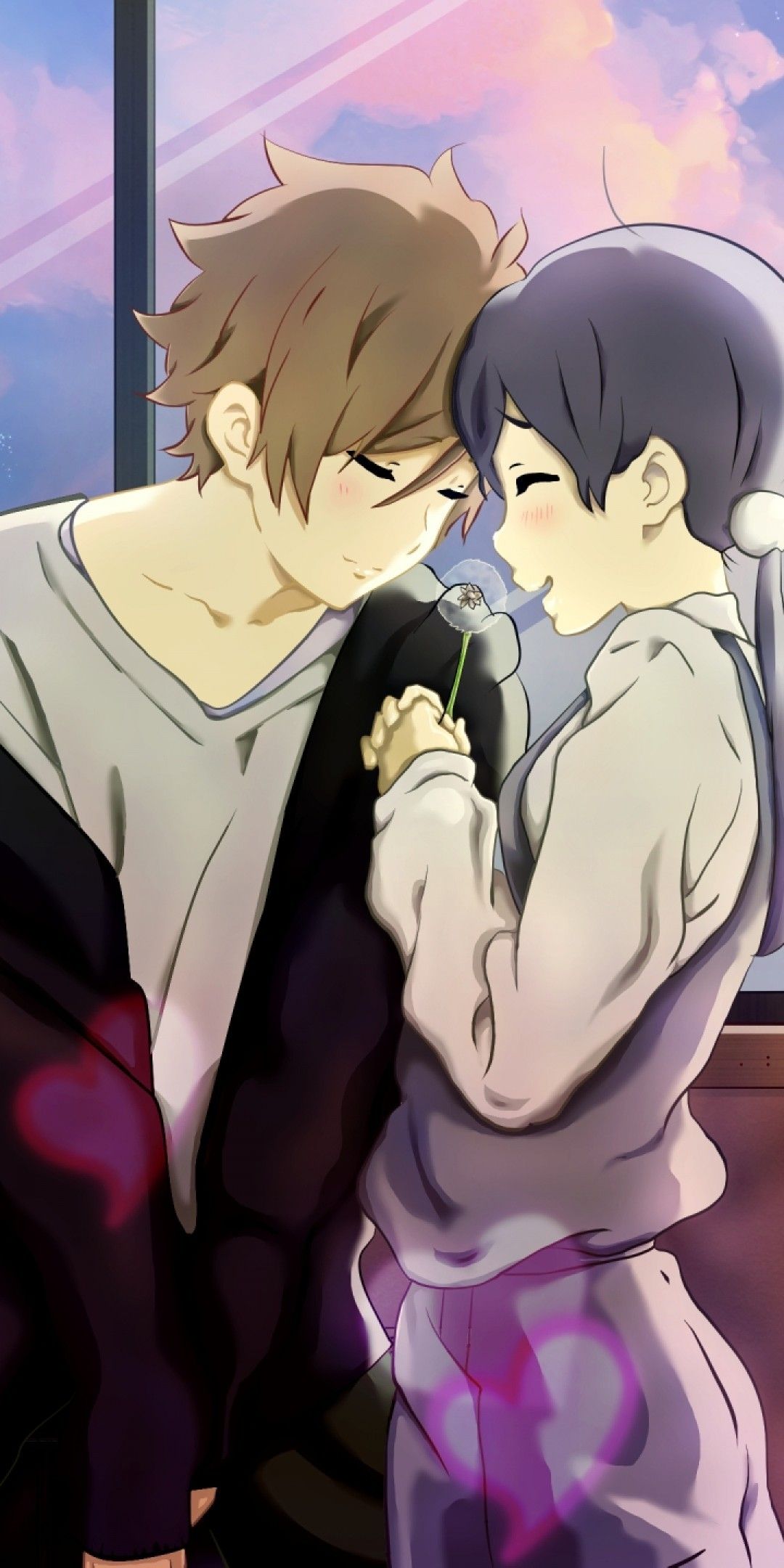 Download 1080x2160 Tamako X Mochizou, Romance, Tamako Market, Cute