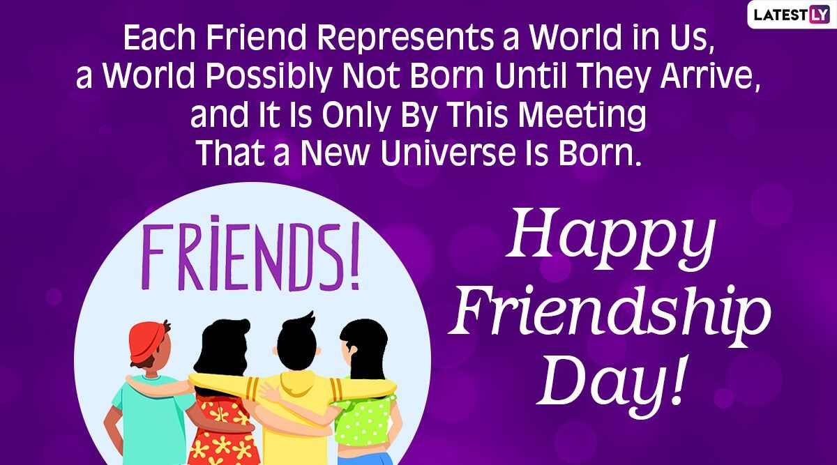 Happy Friendship Day 2020 Greetings, Wishes, HD Image, WhatsApp