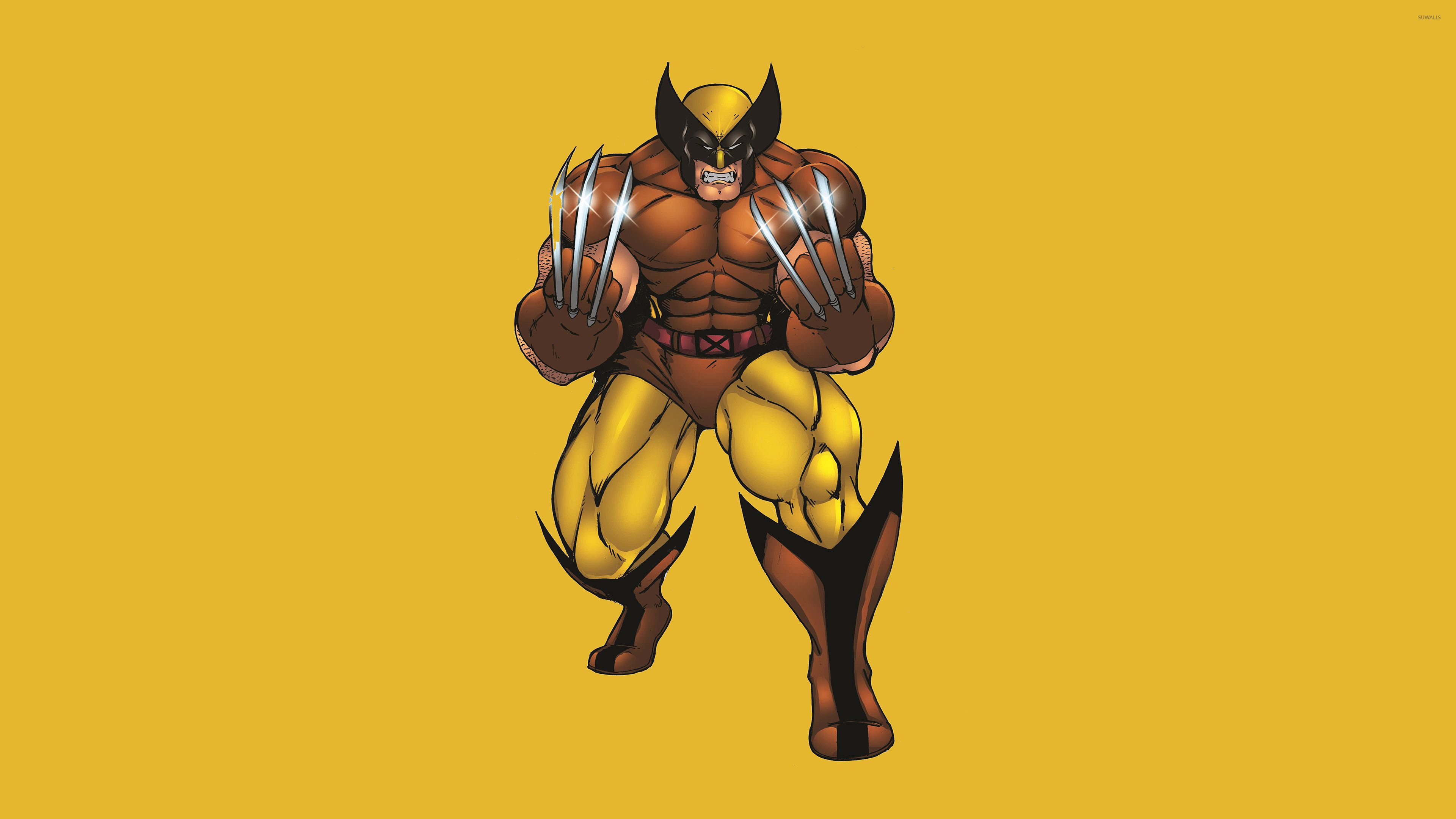 Wolverine with silver claws wallpaper wallpaper