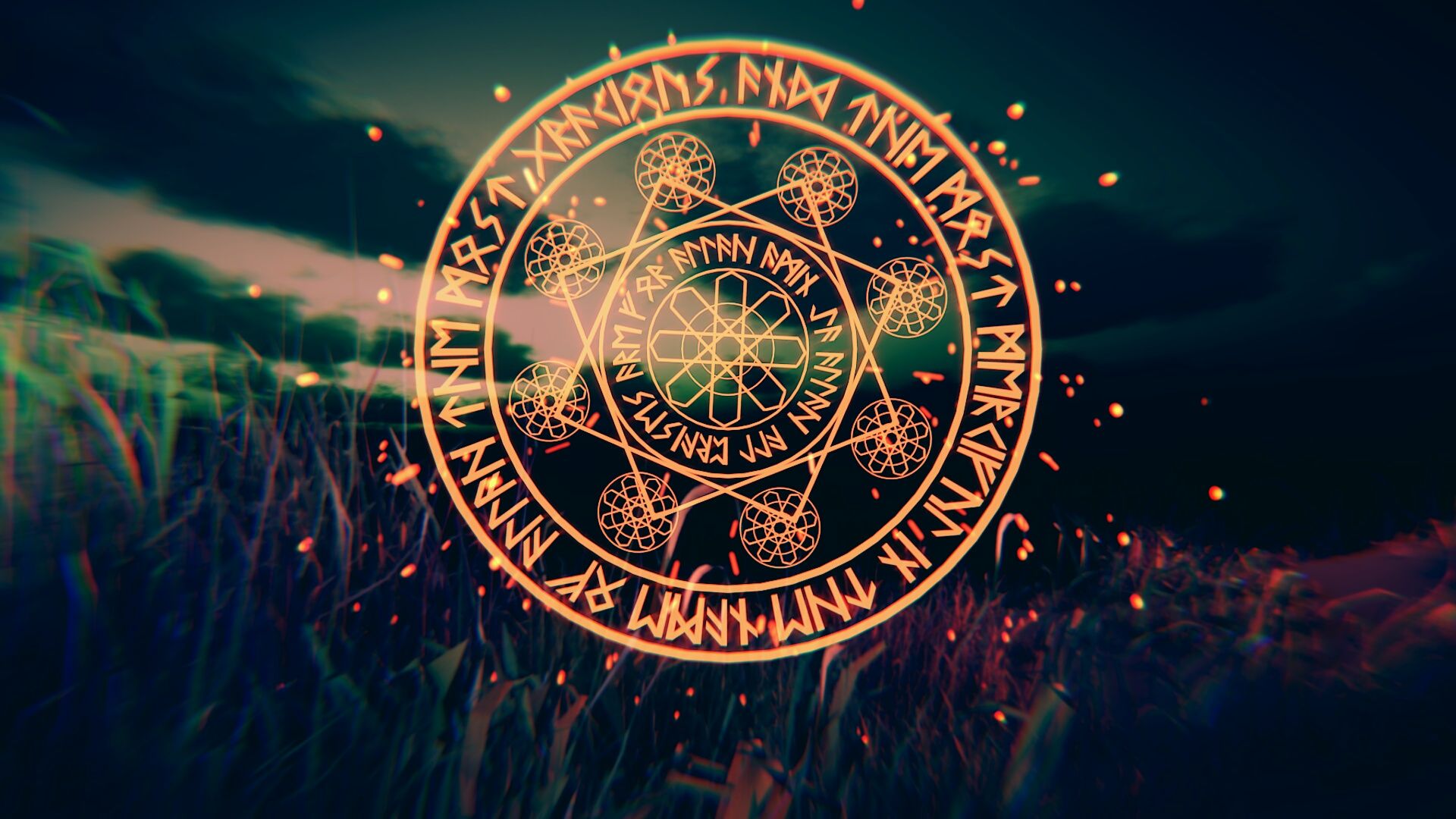 I made this magic circle inspired by Doctor Strange movie, any