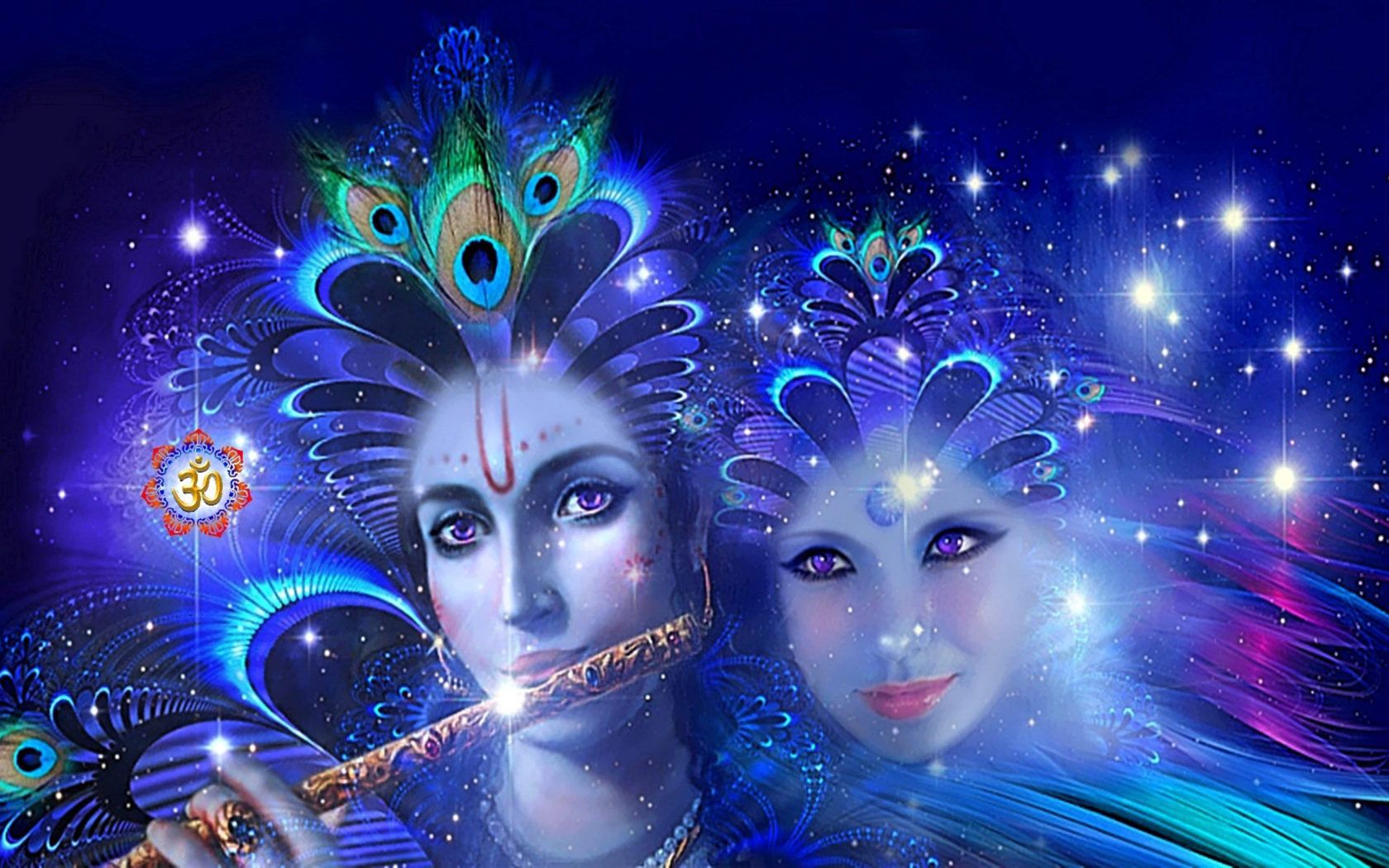 Lord Krishna And Radha Beautiful HD Pics 4k Ultra HD Tv Wallpaper