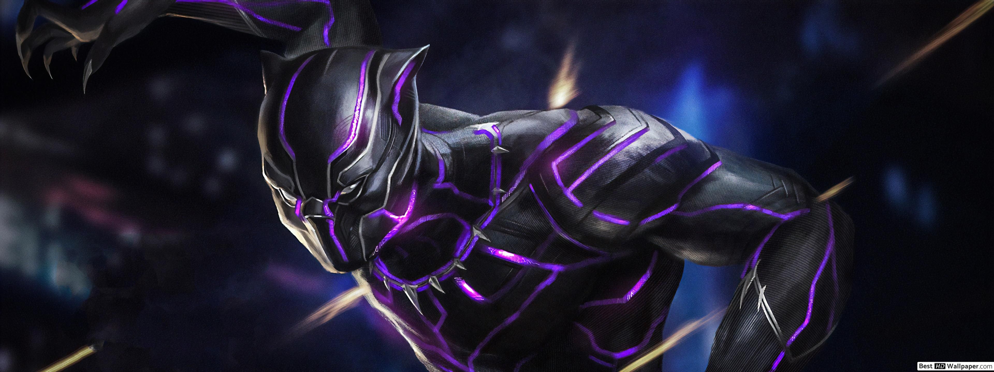 T'Challa aks Black Panther HD wallpaper download