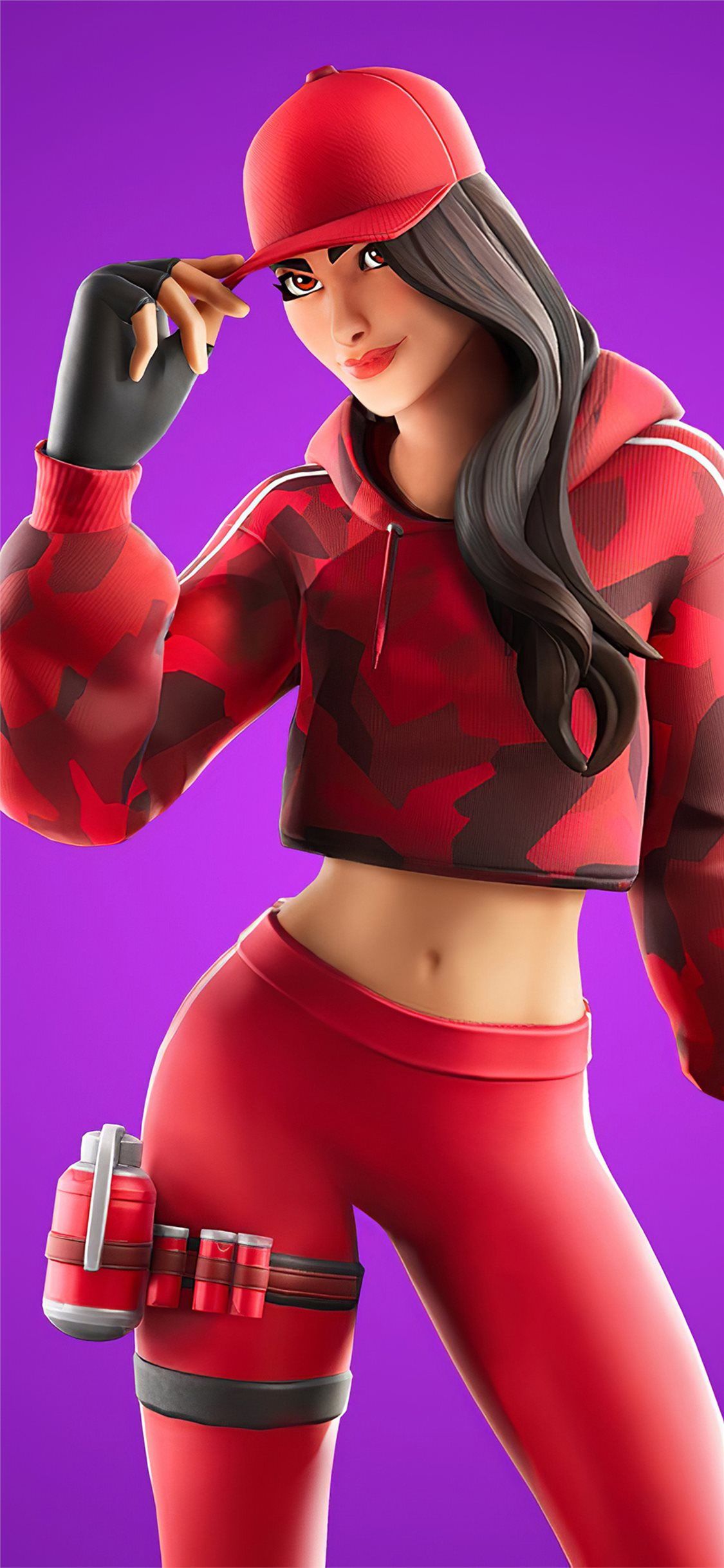 Ruby Fortnite Skin Wallpapers Wallpaper Cave